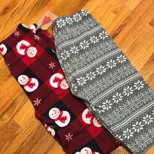 Poof! Christmas Pajamas Pants Tight Fitting